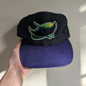 Vtg Tampa Bay Rays MLB Vtg Snapback Cap